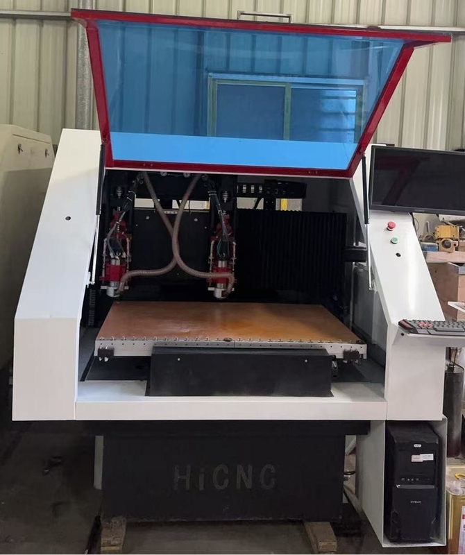 Used Auto Exchange PCB CNC Milling Machine 2 Spindle